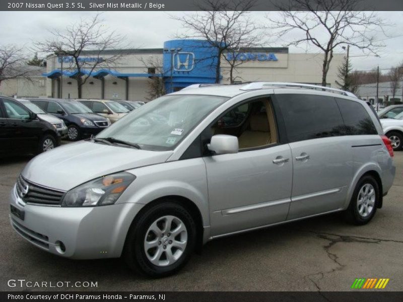 Silver Mist Metallic / Beige 2007 Nissan Quest 3.5 SL