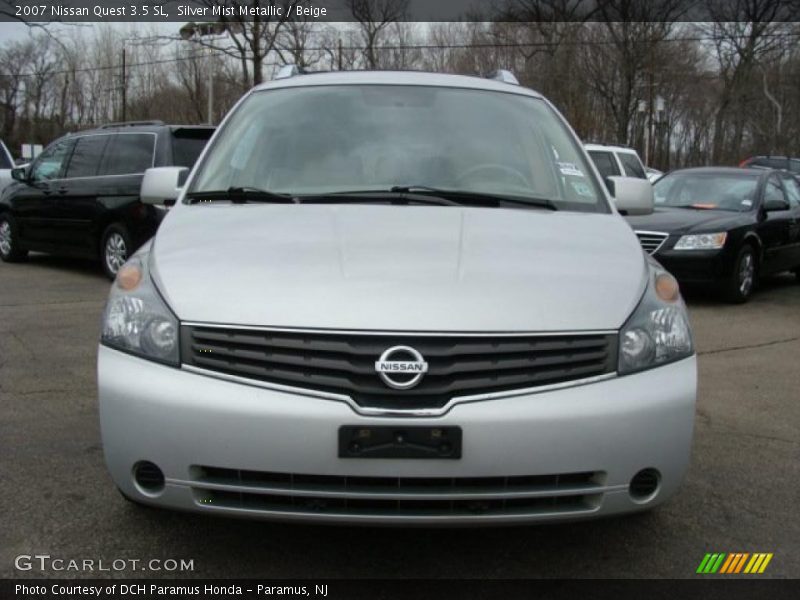Silver Mist Metallic / Beige 2007 Nissan Quest 3.5 SL