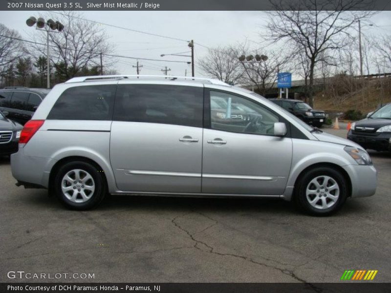Silver Mist Metallic / Beige 2007 Nissan Quest 3.5 SL