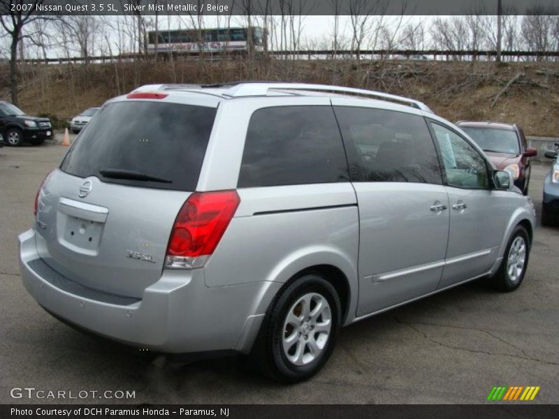 Silver Mist Metallic / Beige 2007 Nissan Quest 3.5 SL