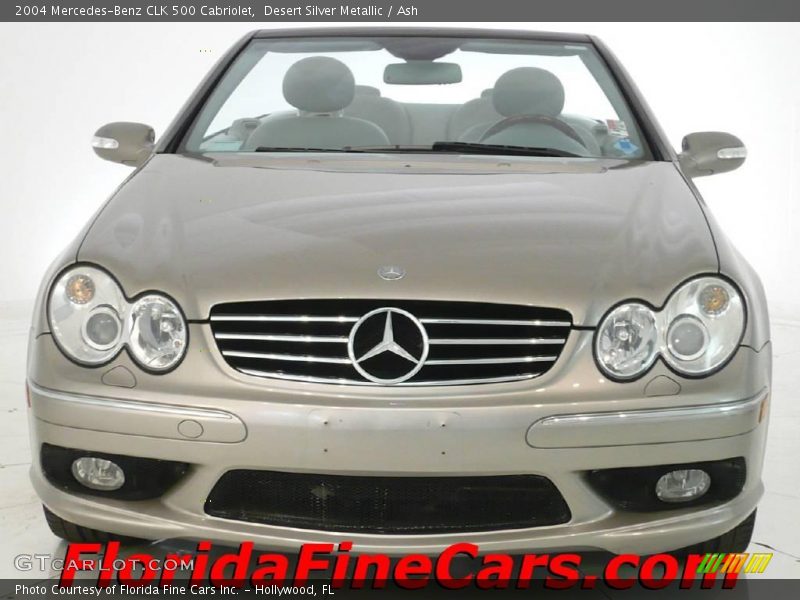 Desert Silver Metallic / Ash 2004 Mercedes-Benz CLK 500 Cabriolet