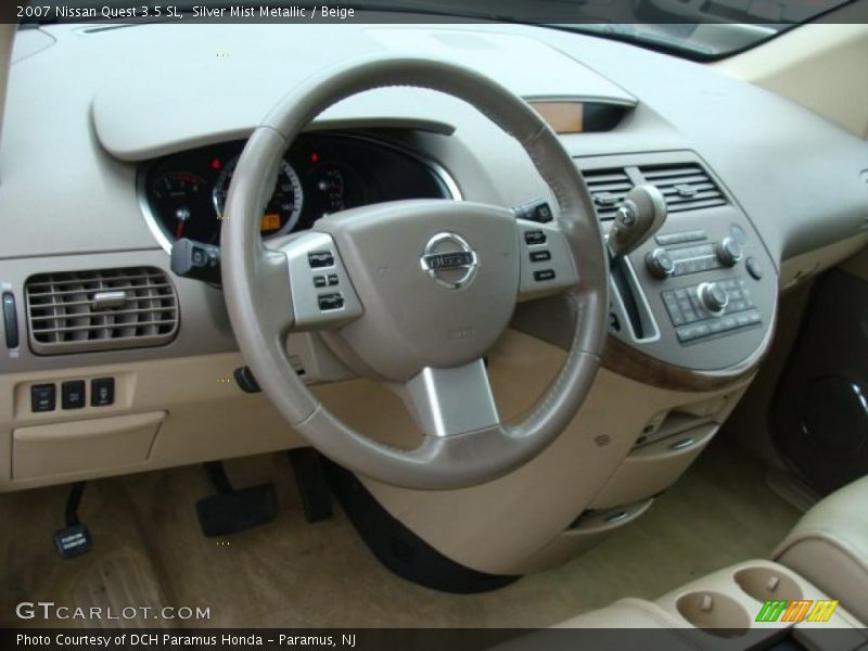 Silver Mist Metallic / Beige 2007 Nissan Quest 3.5 SL