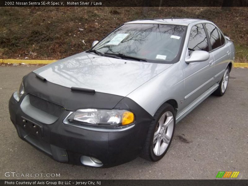 Molten Silver / Lava 2002 Nissan Sentra SE-R Spec V