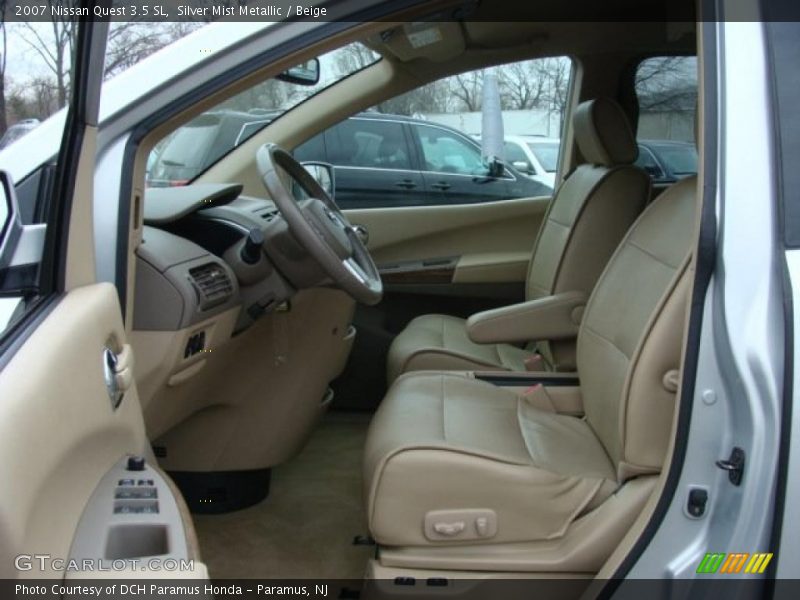 Silver Mist Metallic / Beige 2007 Nissan Quest 3.5 SL