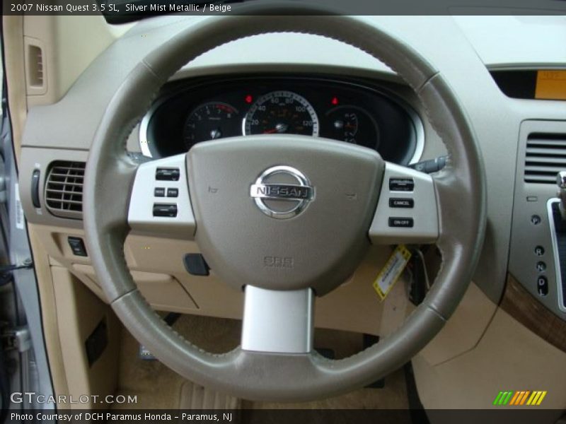 Silver Mist Metallic / Beige 2007 Nissan Quest 3.5 SL