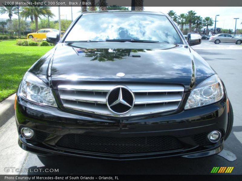 Black / Black 2008 Mercedes-Benz C 300 Sport