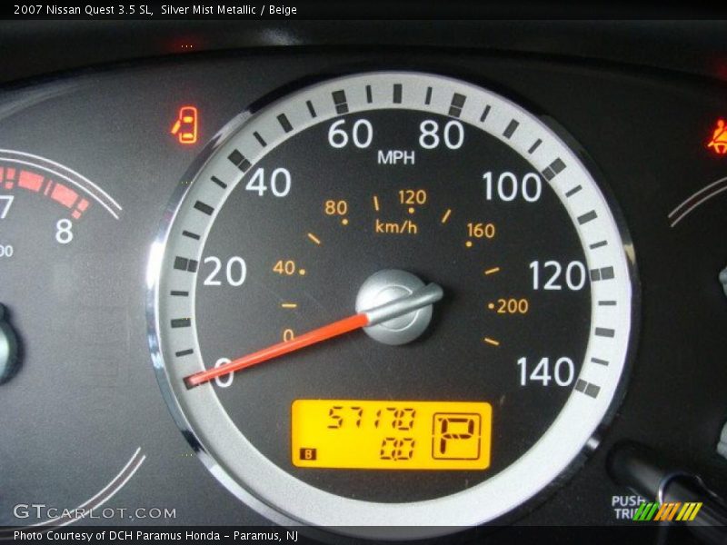 Silver Mist Metallic / Beige 2007 Nissan Quest 3.5 SL