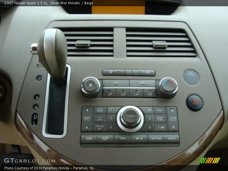 Silver Mist Metallic / Beige 2007 Nissan Quest 3.5 SL