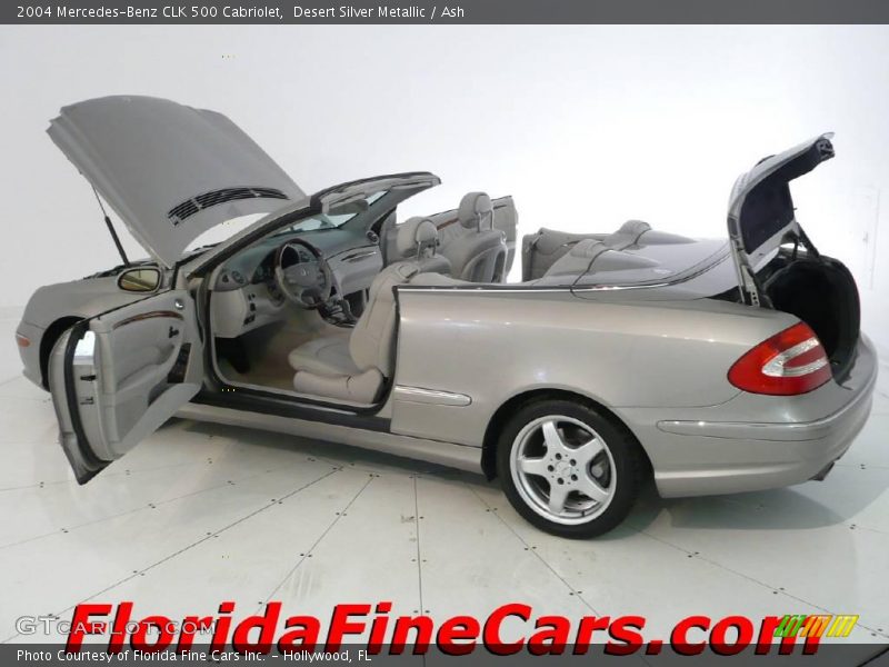 Desert Silver Metallic / Ash 2004 Mercedes-Benz CLK 500 Cabriolet