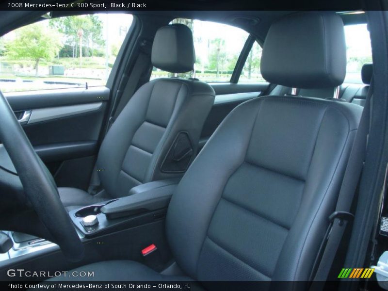 Black / Black 2008 Mercedes-Benz C 300 Sport