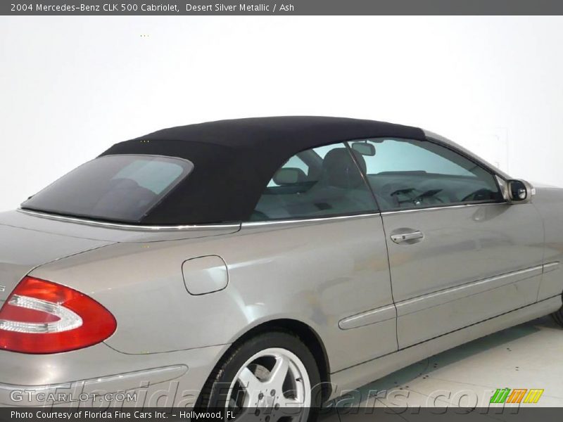 Desert Silver Metallic / Ash 2004 Mercedes-Benz CLK 500 Cabriolet