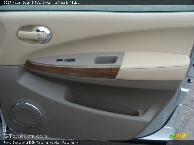 Silver Mist Metallic / Beige 2007 Nissan Quest 3.5 SL