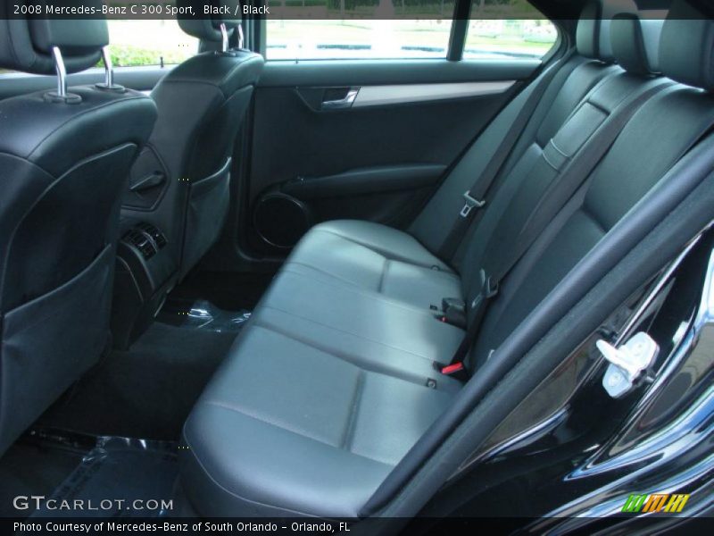 Black / Black 2008 Mercedes-Benz C 300 Sport