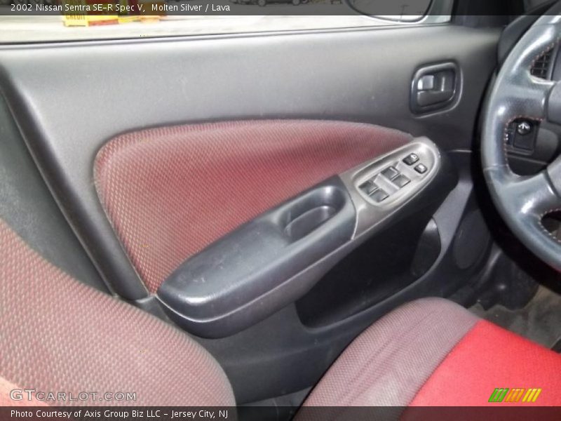 Molten Silver / Lava 2002 Nissan Sentra SE-R Spec V