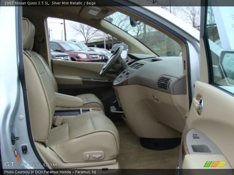 Silver Mist Metallic / Beige 2007 Nissan Quest 3.5 SL