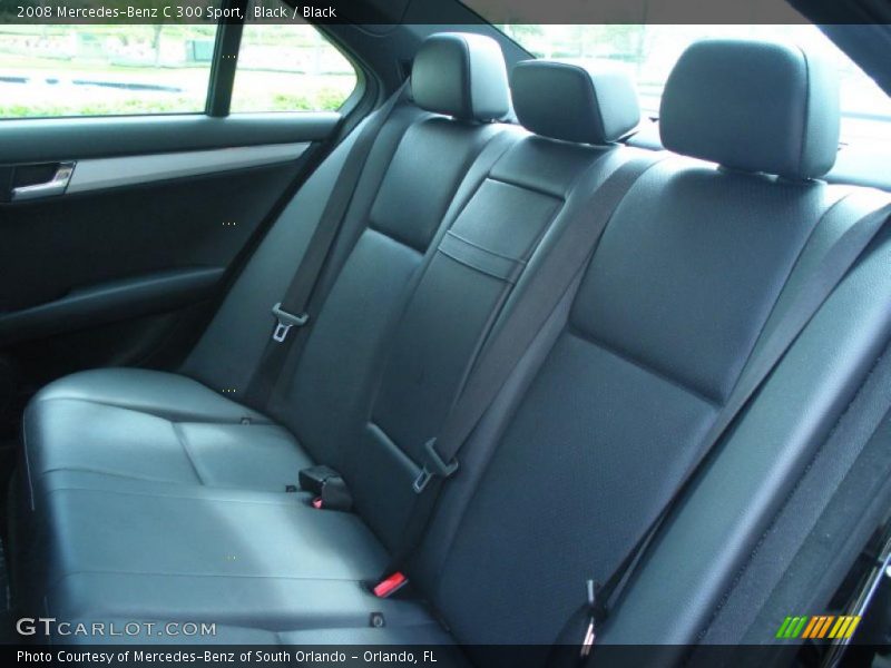 Black / Black 2008 Mercedes-Benz C 300 Sport