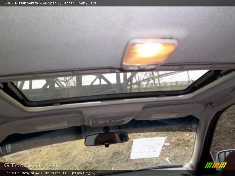 Molten Silver / Lava 2002 Nissan Sentra SE-R Spec V