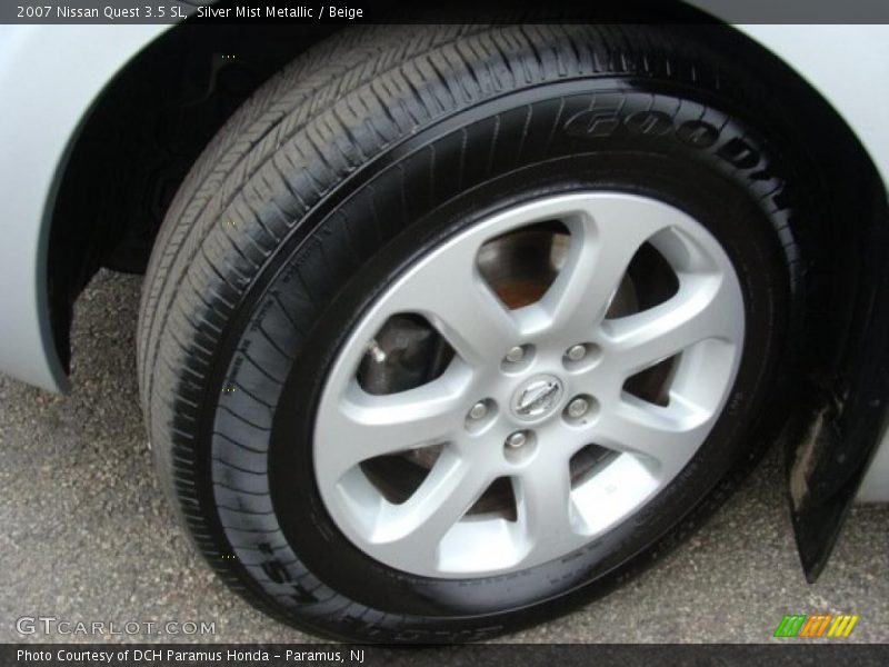 Silver Mist Metallic / Beige 2007 Nissan Quest 3.5 SL