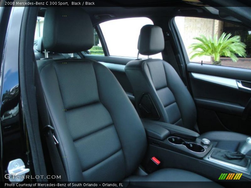 Black / Black 2008 Mercedes-Benz C 300 Sport