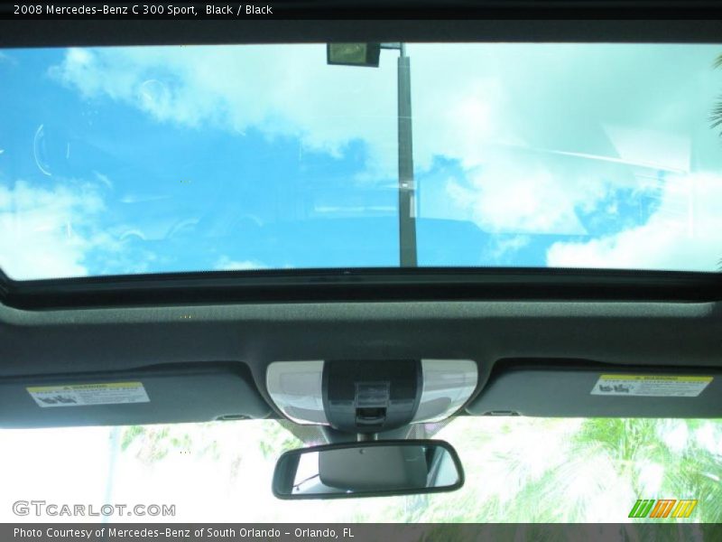 Black / Black 2008 Mercedes-Benz C 300 Sport