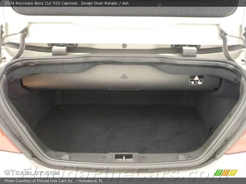 Desert Silver Metallic / Ash 2004 Mercedes-Benz CLK 500 Cabriolet