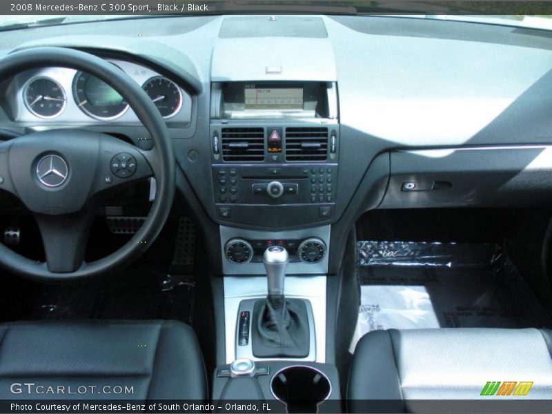 Black / Black 2008 Mercedes-Benz C 300 Sport