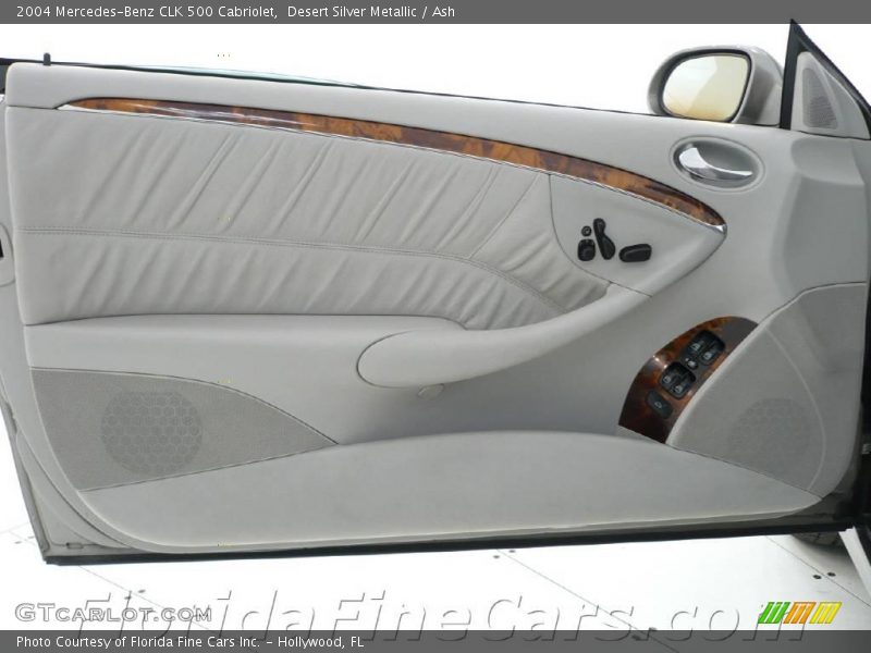 Desert Silver Metallic / Ash 2004 Mercedes-Benz CLK 500 Cabriolet