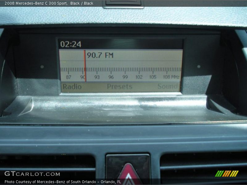 Black / Black 2008 Mercedes-Benz C 300 Sport