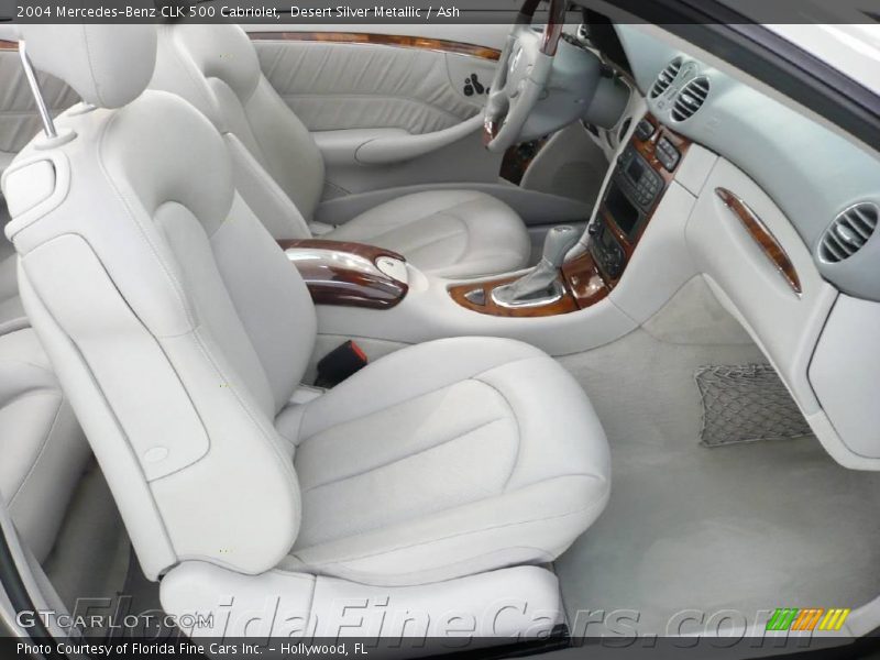 Desert Silver Metallic / Ash 2004 Mercedes-Benz CLK 500 Cabriolet