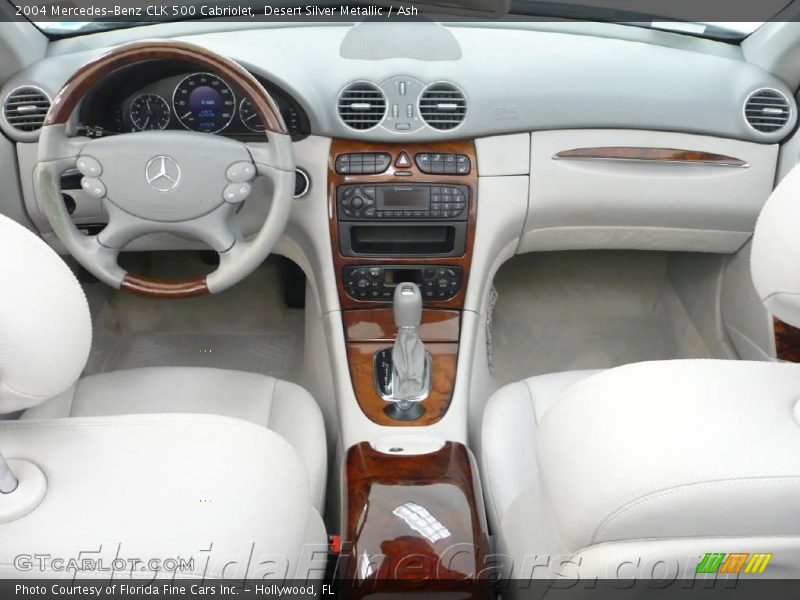 Desert Silver Metallic / Ash 2004 Mercedes-Benz CLK 500 Cabriolet