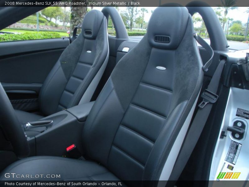  2008 SLK 55 AMG Roadster Black Interior