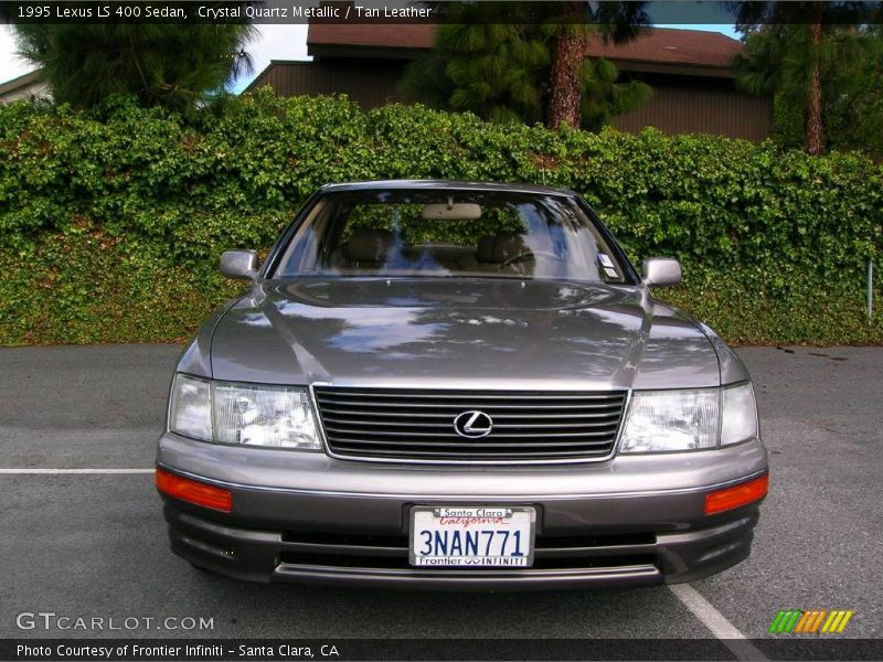 Crystal Quartz Metallic / Tan Leather 1995 Lexus LS 400 Sedan