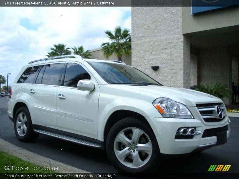 Arctic White / Cashmere 2010 Mercedes-Benz GL 450 4Matic