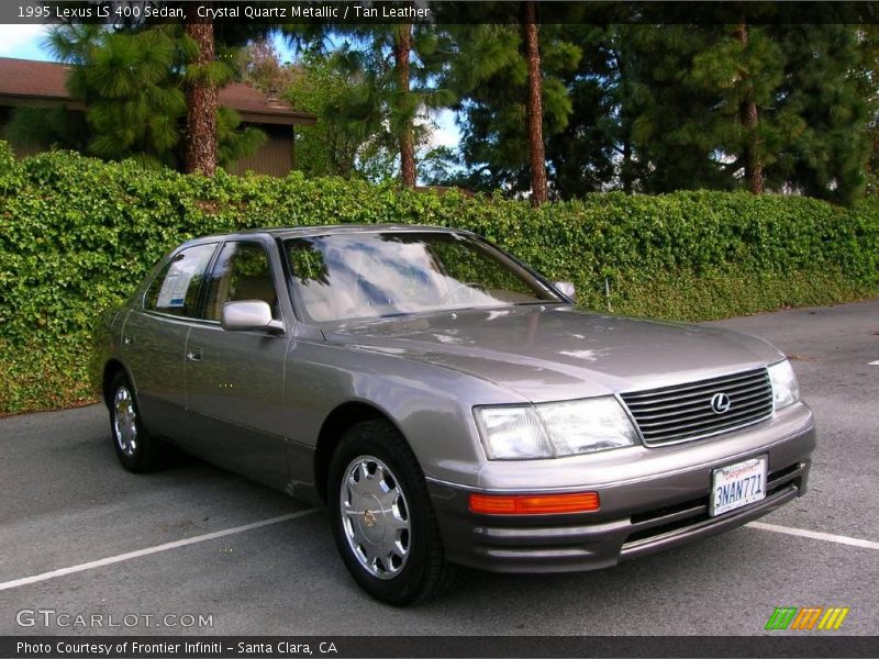 Crystal Quartz Metallic / Tan Leather 1995 Lexus LS 400 Sedan