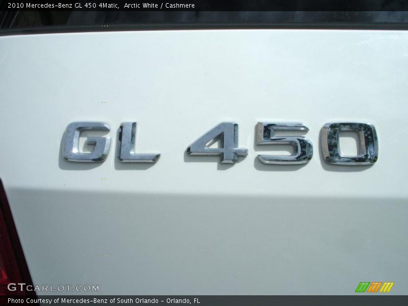 Arctic White / Cashmere 2010 Mercedes-Benz GL 450 4Matic