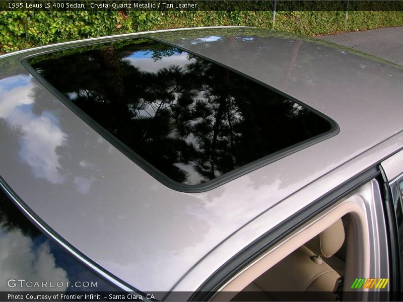 Crystal Quartz Metallic / Tan Leather 1995 Lexus LS 400 Sedan