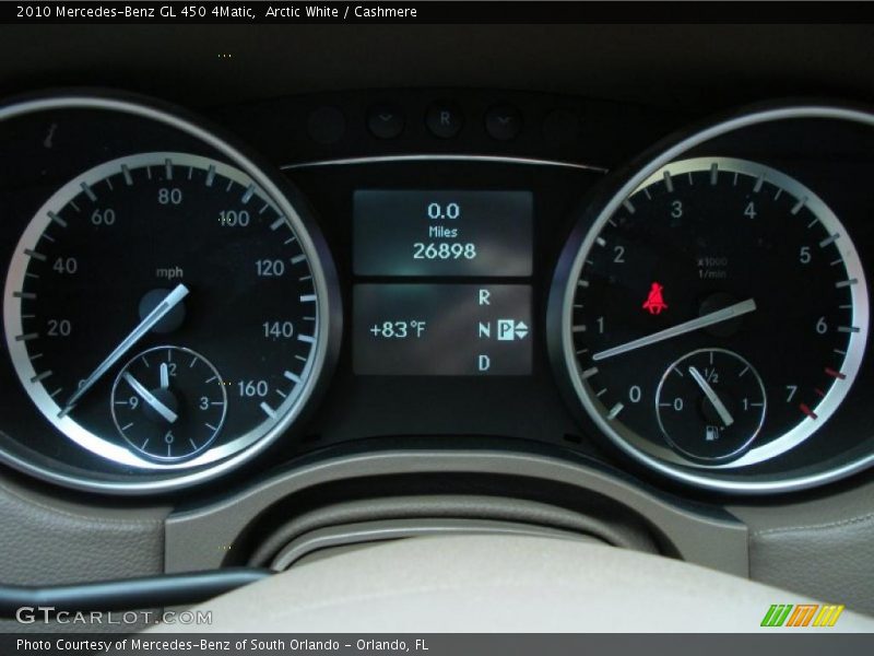 Arctic White / Cashmere 2010 Mercedes-Benz GL 450 4Matic