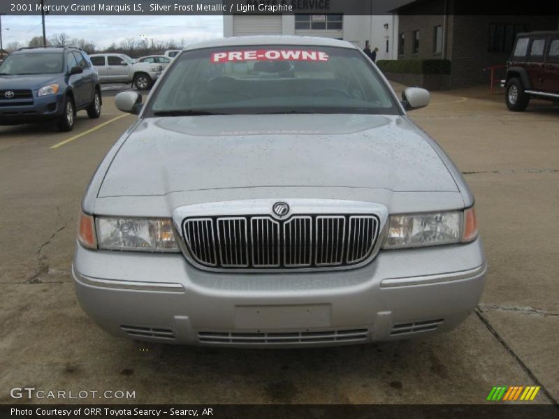 Silver Frost Metallic / Light Graphite 2001 Mercury Grand Marquis LS