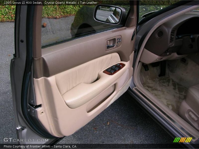 Crystal Quartz Metallic / Tan Leather 1995 Lexus LS 400 Sedan