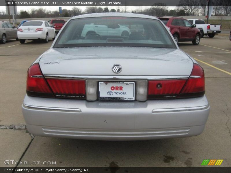 Silver Frost Metallic / Light Graphite 2001 Mercury Grand Marquis LS