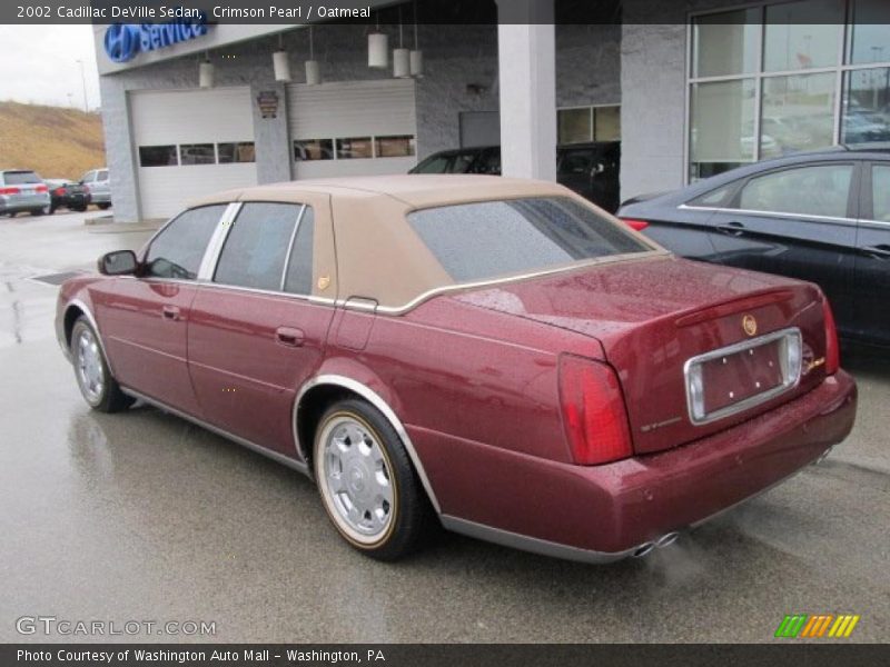 Crimson Pearl / Oatmeal 2002 Cadillac DeVille Sedan