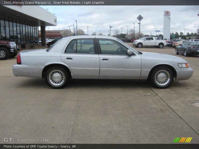 Silver Frost Metallic / Light Graphite 2001 Mercury Grand Marquis LS