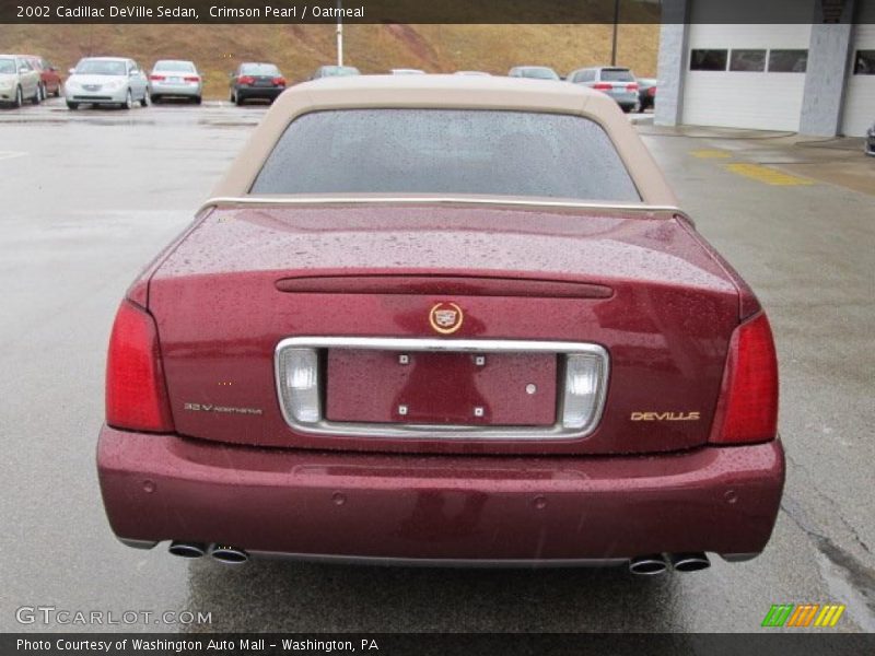 Crimson Pearl / Oatmeal 2002 Cadillac DeVille Sedan