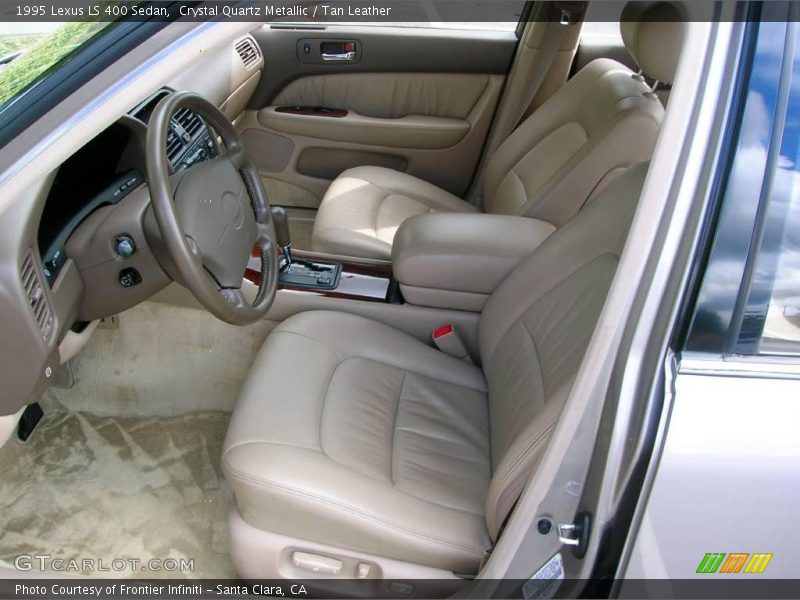 Crystal Quartz Metallic / Tan Leather 1995 Lexus LS 400 Sedan