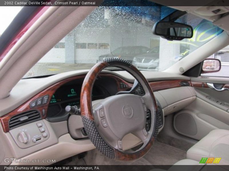 Crimson Pearl / Oatmeal 2002 Cadillac DeVille Sedan