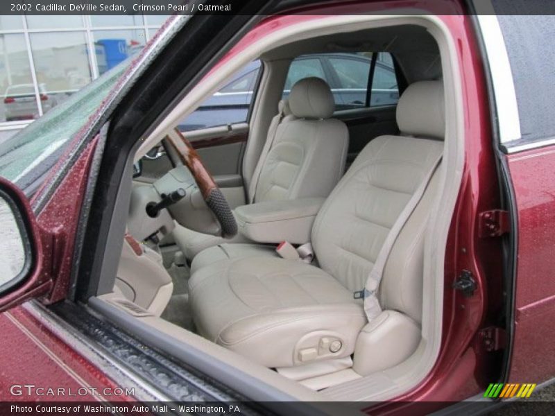 Crimson Pearl / Oatmeal 2002 Cadillac DeVille Sedan
