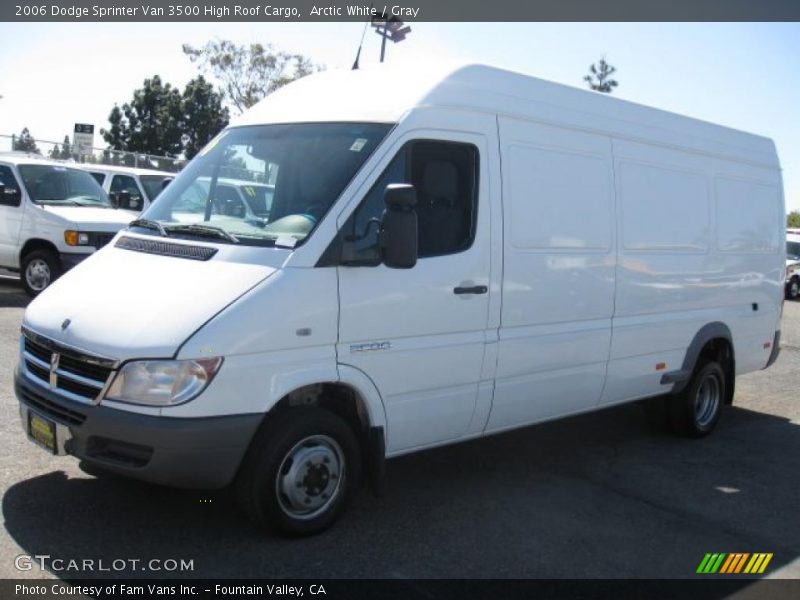 Arctic White / Gray 2006 Dodge Sprinter Van 3500 High Roof Cargo