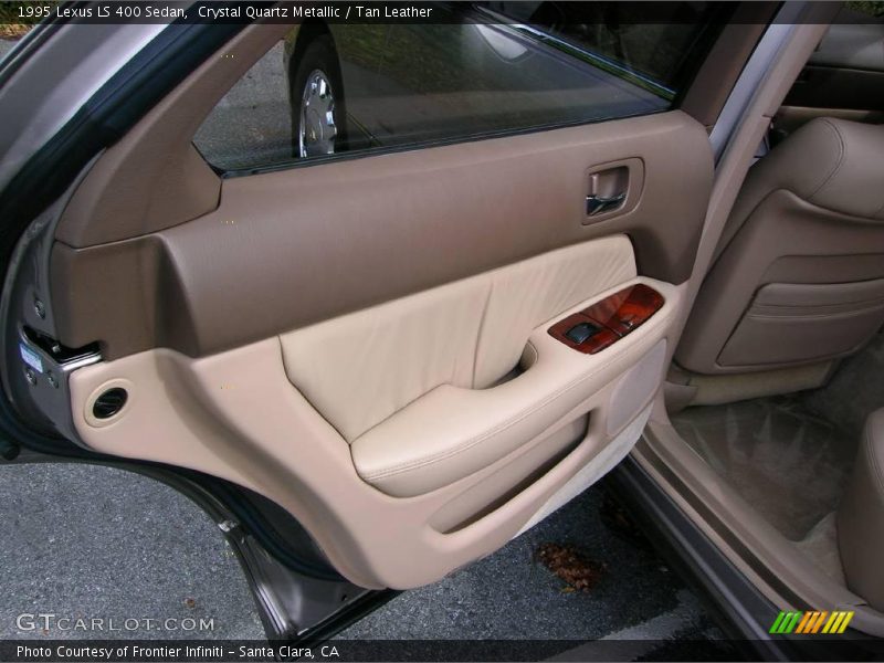 Crystal Quartz Metallic / Tan Leather 1995 Lexus LS 400 Sedan