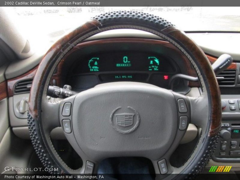 Crimson Pearl / Oatmeal 2002 Cadillac DeVille Sedan