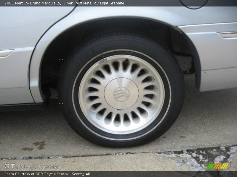 Silver Frost Metallic / Light Graphite 2001 Mercury Grand Marquis LS